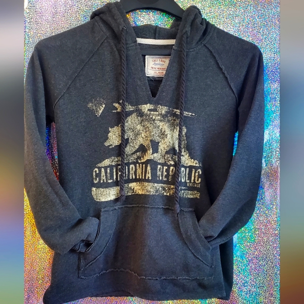 Cali Love Heritage pacific merchants grey hoodie size Medium